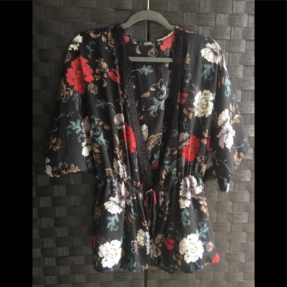 Women’s Layered Kimono Blouse